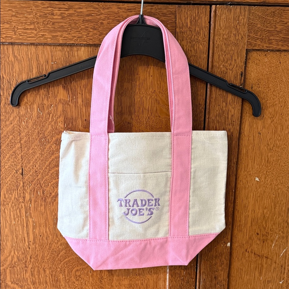 Trader Joe’s Canvas mini Tote Bag NWT
